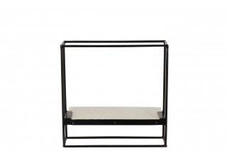 Étagère murale design PEVA métal noir 1 étagère largeur 35 cm